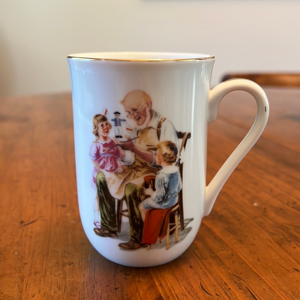 “The Toy Maker” - Norman Rockwell Museum Collections, Inc. Mug - 1986